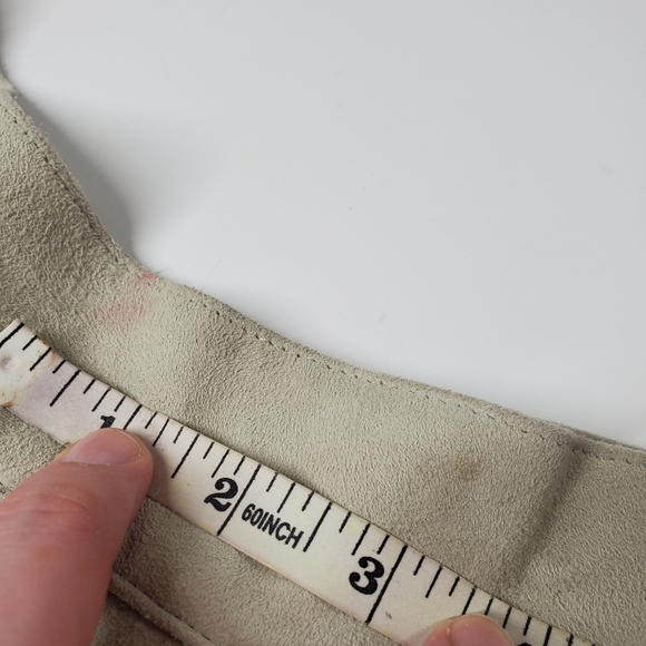 Bergdorf Goodman Calvin Klein Light Sage Green Suede Maxi Skirt - Picture 4 of 12